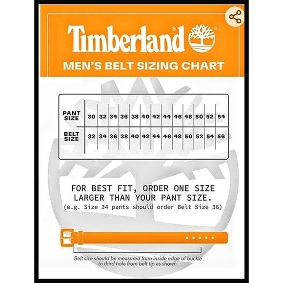 Timberland Genuine Leather Casual Belt Matte Black Square Silver Metal Buckle 36 - Picture 10 of 11